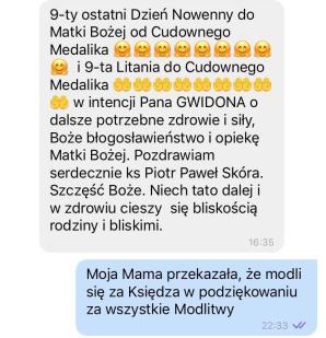 Cud Uzdrowienia za wstawiennictwem księdza Piotra Skóry usuniętego z parafi w Trzeszczanach. Po jego modlitwach w kościele w Tomaszowie Lubelskim ozdrowiał śmiertelnie chory mężczyzna w Województwie Lubuskim
