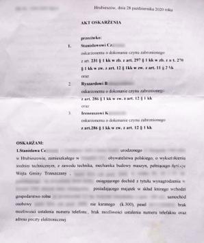 [VIDEO] Na ławie oskarżonych, w kolejnym procesie karnym, wójt gminy Trzeszczany, Stanisław Cz., oskarżony o poświadczenie nieprawdy i przekroczenie uprawnień! Na szkodę finansową Urzędu Marszałkowskiego w Lublinie! 