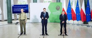 [VIDEO] Odprawa służb w sprawie sytuacji na granicy polsko-białoruskiej