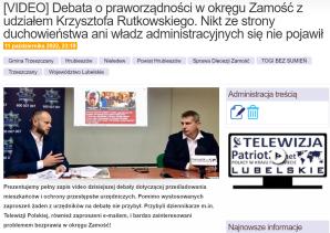 [VIDEO] Czy Zbigniew Ziobro zdymisjonuje Prezesa Sądu Okręgowego w Zamościu Mirosława Baranowskiego za poświadczenie nieprawdy w tym sądzie i bałagan proceduralny, którego skutkiem jest bezkarność wójta-przestępcy z gminy Trzeszczany Stanisław Cz.?!