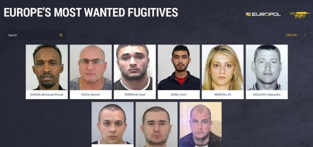 8 z najbardziej poszukiwanych przestępców w Europie wpadło dzięki pomocy społeczeństwa
