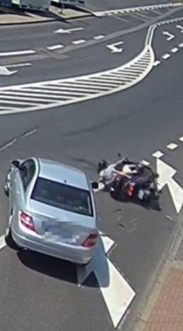 [VIDEO] Spowodował kolizję i odjechał. Na miejscu pozostawił wnuka